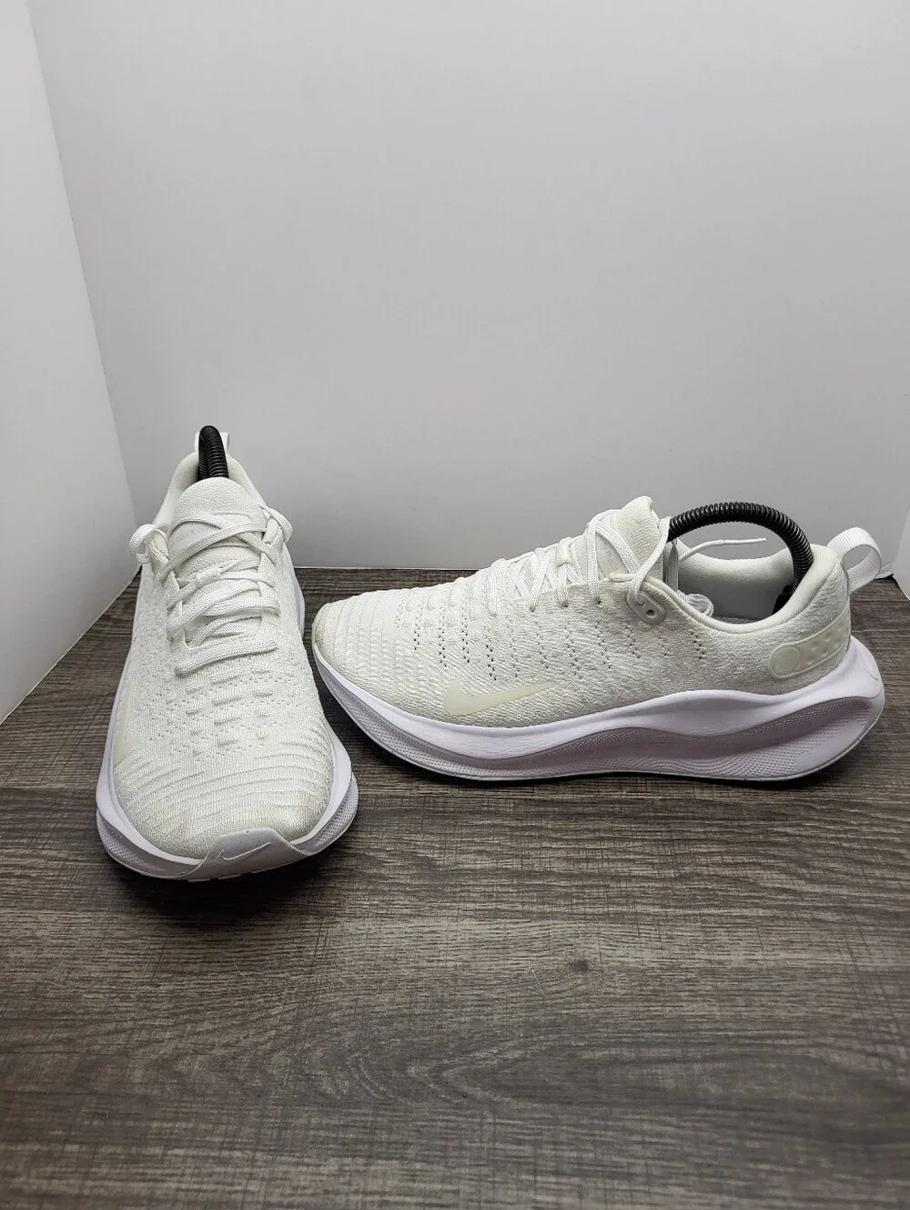 Nike ReactX Infinity Run 4 Mens Size 8.5 Running Shoes Sneakers Triple White